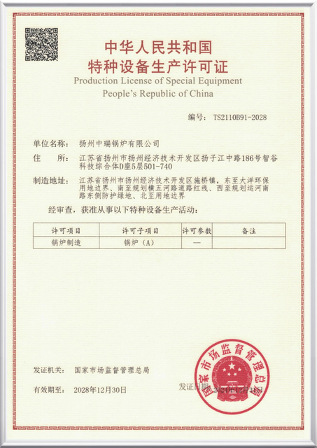 Manufacturing license