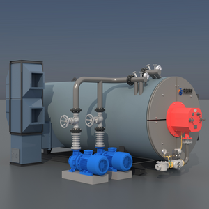 WNS Gas Oil Hot Water Boiler