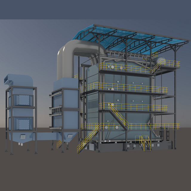 Corner-Tube Coal-Fired Biomass Steam Boiler
